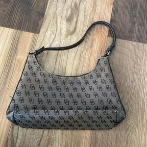 Dooney and Bourke signature monogram shoulder bag